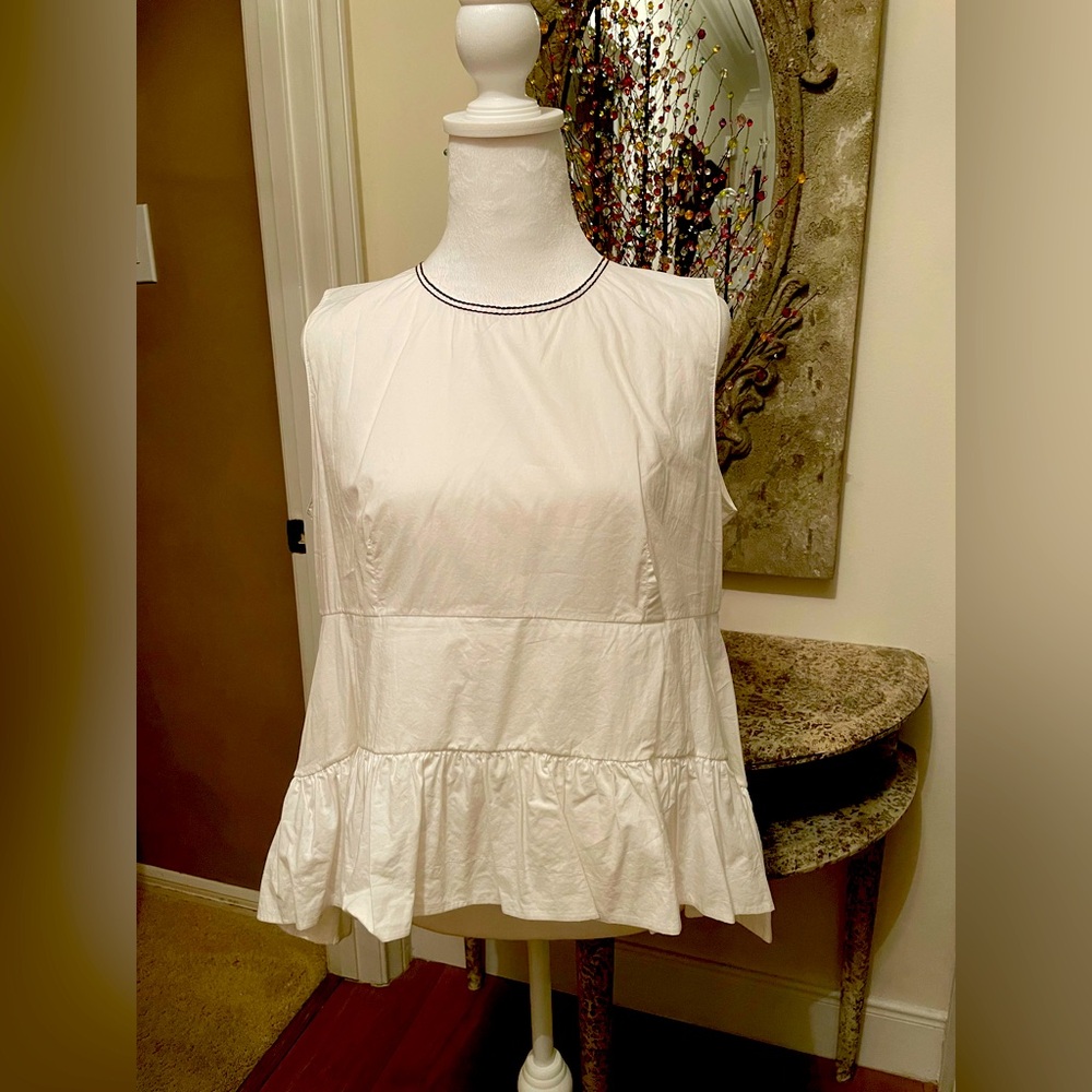 MARNI sleeveless peplum top